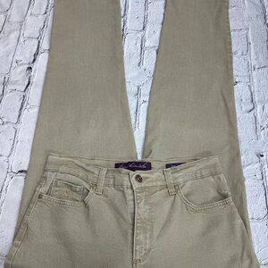 Gloria Vanderbilt Tan Amanda Jeans | Women's Size 8